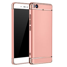 Luxury Metal Frame and Plastic Back Cover for Xiaomi Mi 5S Rose Gold