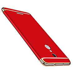 Luxury Metal Frame and Plastic Back Cover for Xiaomi Redmi Note 3 MediaTek Red