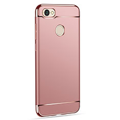 Luxury Metal Frame and Plastic Back Cover for Xiaomi Redmi Note 5A High Edition Rose Gold