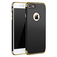 Luxury Metal Frame and Plastic Back Cover M01 for Apple iPhone 8 Black