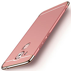 Luxury Metal Frame and Plastic Back Cover M01 for Huawei G9 Plus Rose Gold