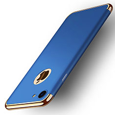 Luxury Metal Frame and Plastic Back Cover M02 for Apple iPhone 7 Blue