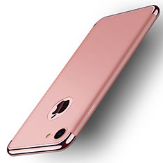 Luxury Metal Frame and Plastic Back Cover M02 for Apple iPhone SE (2020) Rose Gold