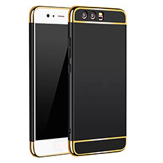 Luxury Metal Frame and Plastic Back Cover M02 for Huawei P10 Black