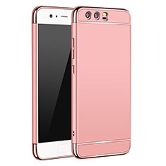 Luxury Metal Frame and Plastic Back Cover M02 for Huawei P10 Rose Gold