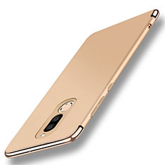 Luxury Metal Frame and Plastic Back Cover with Finger Ring Stand A01 for Huawei Maimang 6 Gold