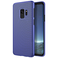 Mesh Hole Hard Rigid Case Back Cover for Samsung Galaxy S9 Blue