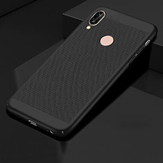 Mesh Hole Hard Rigid Snap On Case Cover for Huawei Honor 10 Lite Black