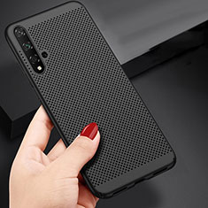 Mesh Hole Hard Rigid Snap On Case Cover for Huawei Honor 20 Black
