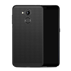 Mesh Hole Hard Rigid Snap On Case Cover for Huawei Honor 6C Pro Black