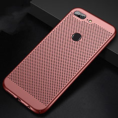 Mesh Hole Hard Rigid Snap On Case Cover for Huawei Honor 9 Lite Rose Gold