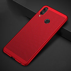 Mesh Hole Hard Rigid Snap On Case Cover for Huawei Honor View 10 Lite Red