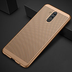 Mesh Hole Hard Rigid Snap On Case Cover for Huawei Mate 20 Lite Gold