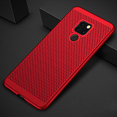 Mesh Hole Hard Rigid Snap On Case Cover for Huawei Mate 20 Red