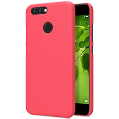 Mesh Hole Hard Rigid Snap On Case Cover for Huawei Nova 2 Red