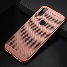 Mesh Hole Hard Rigid Snap On Case Cover for Huawei Nova 3e Rose Gold