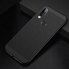 Mesh Hole Hard Rigid Snap On Case Cover for Huawei P Smart+ Plus Black