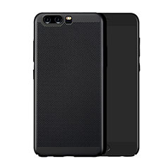 Mesh Hole Hard Rigid Snap On Case Cover for Huawei P10 Black