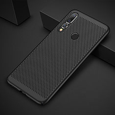 Mesh Hole Hard Rigid Snap On Case Cover for Huawei P30 Lite Black