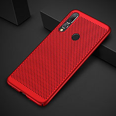 Mesh Hole Hard Rigid Snap On Case Cover for Huawei P30 Lite New Edition Red