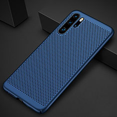 Mesh Hole Hard Rigid Snap On Case Cover for Huawei P30 Pro Blue