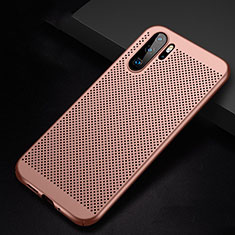 Mesh Hole Hard Rigid Snap On Case Cover for Huawei P30 Pro New Edition Rose Gold