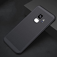 Mesh Hole Hard Rigid Snap On Case Cover for Samsung Galaxy S9 Black