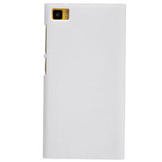 Mesh Hole Hard Rigid Snap On Case Cover for Xiaomi Mi 3 White