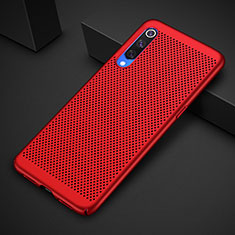 Mesh Hole Hard Rigid Snap On Case Cover for Xiaomi Mi 9 Pro Red