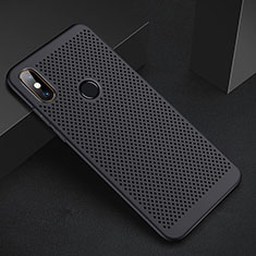 Mesh Hole Hard Rigid Snap On Case Cover for Xiaomi Mi A2 Lite Black