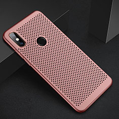 Mesh Hole Hard Rigid Snap On Case Cover for Xiaomi Mi A2 Lite Rose Gold