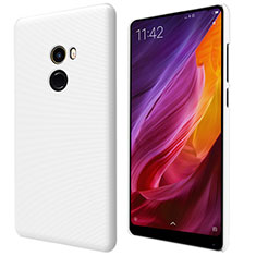 Mesh Hole Hard Rigid Snap On Case Cover for Xiaomi Mi Mix 2 White