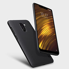 Mesh Hole Hard Rigid Snap On Case Cover for Xiaomi Pocophone F1 Black