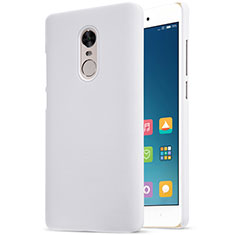 Mesh Hole Hard Rigid Snap On Case Cover for Xiaomi Redmi Note 4 Standard Edition White