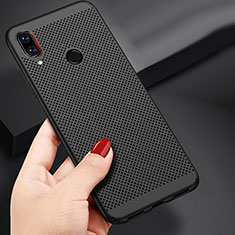 Mesh Hole Hard Rigid Snap On Case Cover for Xiaomi Redmi Note 7 Pro Black