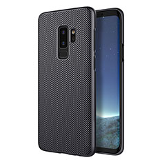 Mesh Hole Hard Rigid Snap On Case Cover M01 for Samsung Galaxy S9 Plus Black
