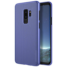 Mesh Hole Hard Rigid Snap On Case Cover M01 for Samsung Galaxy S9 Plus Blue