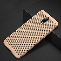 Mesh Hole Hard Rigid Snap On Case Cover W01 for Oppo R17 Pro Gold