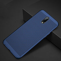 Mesh Hole Hard Rigid Snap On Case Cover W01 for Oppo RX17 Pro Blue