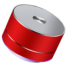 Mini Wireless Bluetooth Speaker Portable Stereo Super Bass Loudspeaker K01 for Alcatel 1C 2019 Red