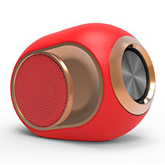 Mini Wireless Bluetooth Speaker Portable Stereo Super Bass Loudspeaker K05 for Oppo Reno6 Pro 5G India Red