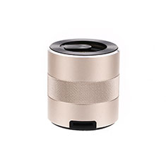 Mini Wireless Bluetooth Speaker Portable Stereo Super Bass Loudspeaker K09 for Alcatel 1X 2019 Gold