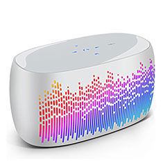 Mini Wireless Bluetooth Speaker Portable Stereo Super Bass Loudspeaker S06 for Apple MacBook Pro 13 White
