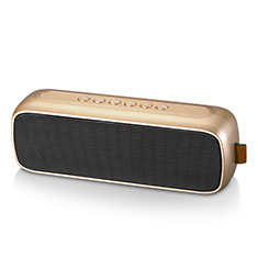 Mini Wireless Bluetooth Speaker Portable Stereo Super Bass Loudspeaker S09 for Motorola Moto E 2020 Gold