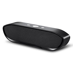 Mini Wireless Bluetooth Speaker Portable Stereo Super Bass Loudspeaker S16 for Oppo A38 Black