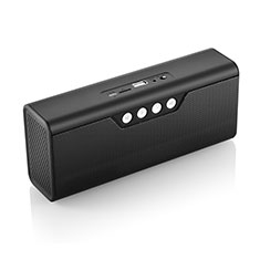 Mini Wireless Bluetooth Speaker Portable Stereo Super Bass Loudspeaker S17 for Oppo A78 4G Black