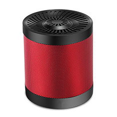 Mini Wireless Bluetooth Speaker Portable Stereo Super Bass Loudspeaker S21 for Samsung Galaxy S23 5G Red