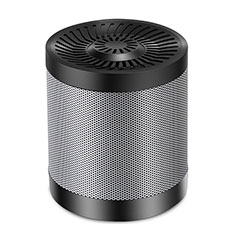 Mini Wireless Bluetooth Speaker Portable Stereo Super Bass Loudspeaker S21 for Apple iPhone SE3 2022 Silver