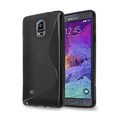 S-Line Gel Soft Case for Samsung Galaxy Note 4 SM-N910F Black