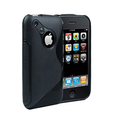 S-Line Silicone Gel Soft Case for Apple iPhone 3G 3GS Black